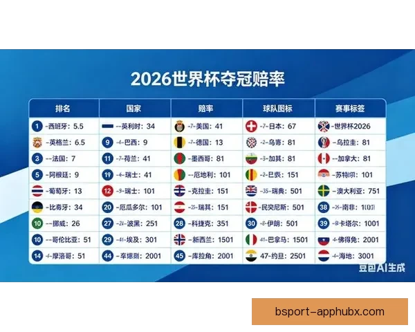 2026世界杯参赛队伍全解析及夺冠热门预测分析 2026世界杯参赛队伍全解析及夺冠热门预测分析